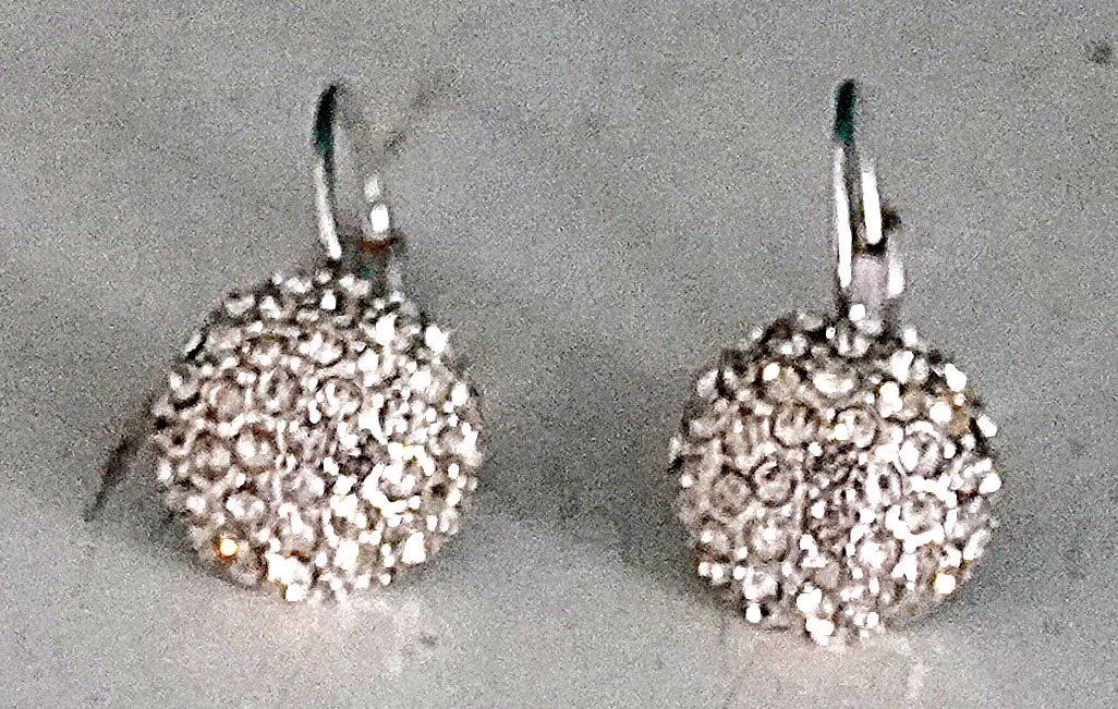 Ohrringe & -stecker: Modeschmuck Ohrenringe mit Steinen – Gebraucht aus Baar von 2cvbaar