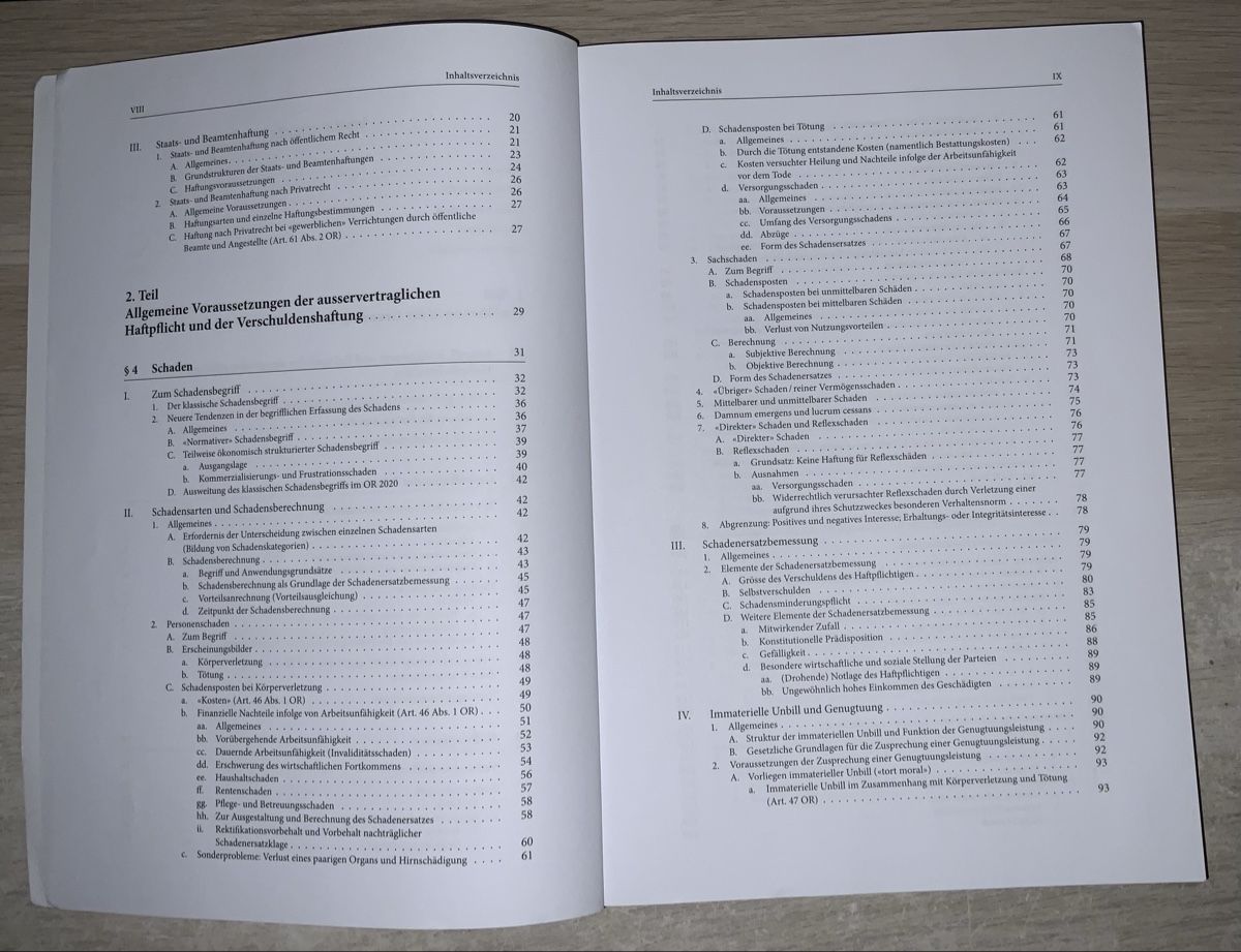 Libri: ausservertragliches Haftpflichtrecht – Usato da Eschenbach SG venduto da someonecake 2