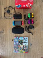 Nintendo Switch mit 7 Games und div. Zubehör