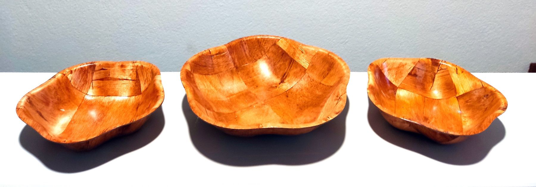 Ciotole: 3x Schüssel aus Holz, Bambus – Usato da Biel/Bienne venduto da AnikaNah 1