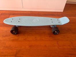 Kinder Skateboard Slide Cruiser Board 22-Zoll - blau