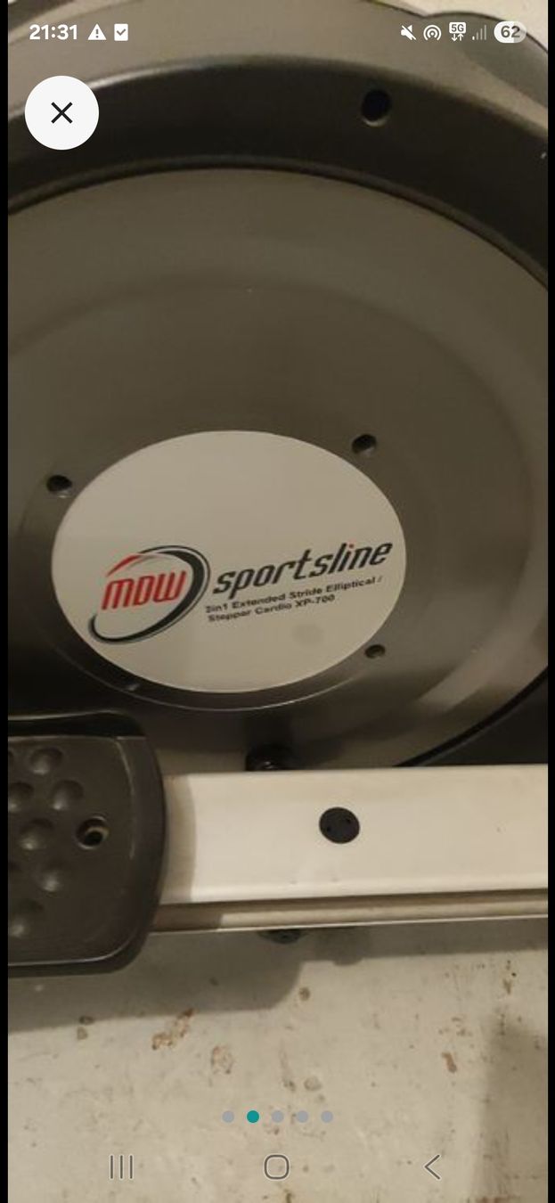 Hometrainer: Crosstrainer 'MDW Sportsline' – Gebraucht aus Bern von fischli008 1