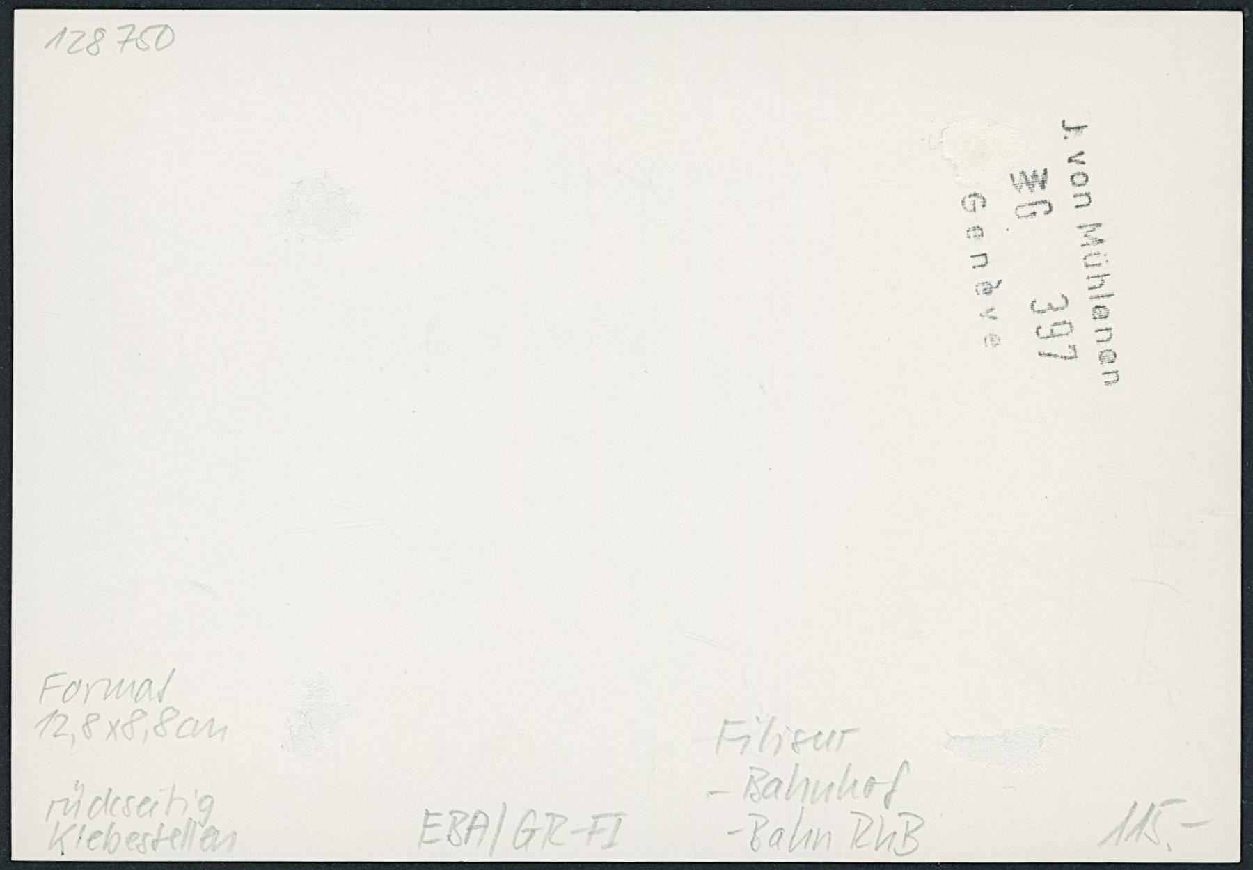 Cartoline postali: GR Filisur - Albula Rhätische Bahn RhB – Usato da Schindellegi venduto da leecollect 1