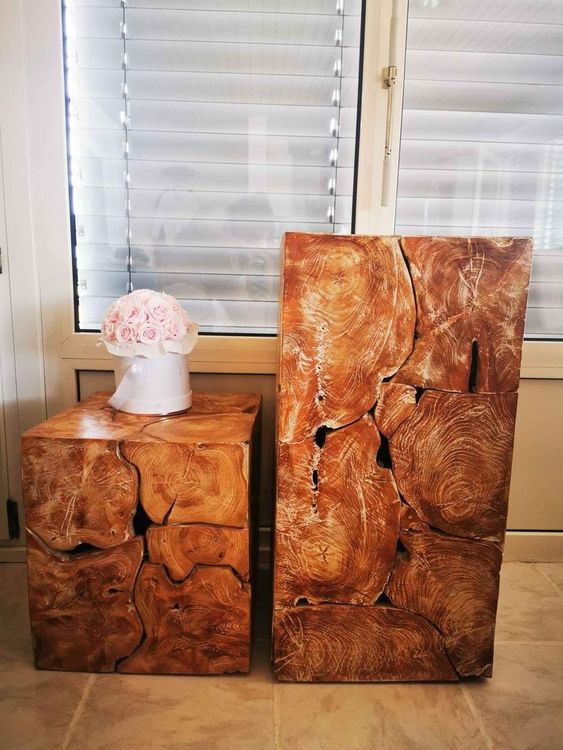 15 Holzwürfel Aus Kiefer – 5x5x5 Cm Rohe Holzklötze Zum Basteln, Schnitzen, Malen & DIY-Projekte