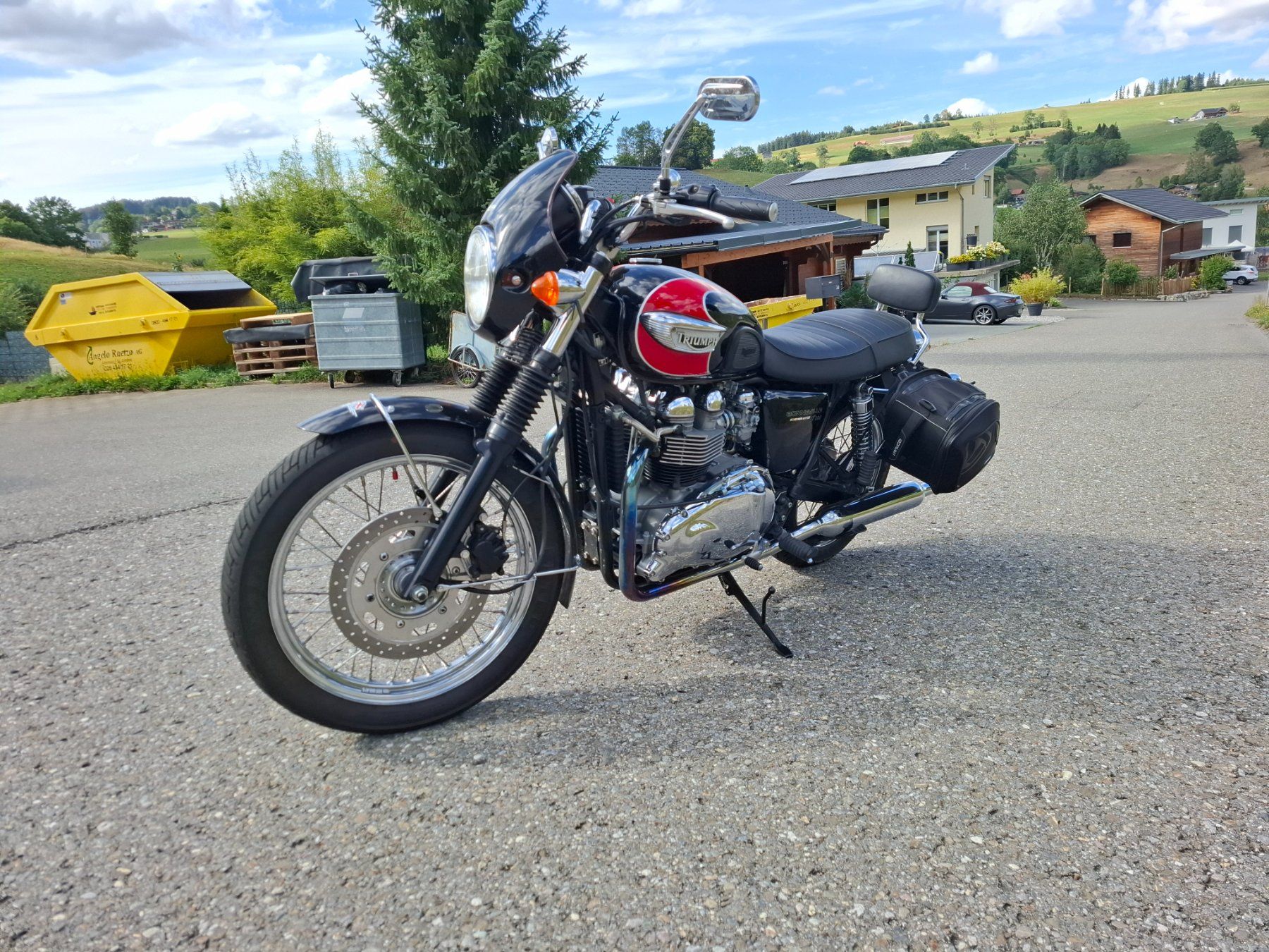 Triumph Chopper: Triumph Boneville T100 – Gebraucht aus Oberschrot von zbinden_04 2