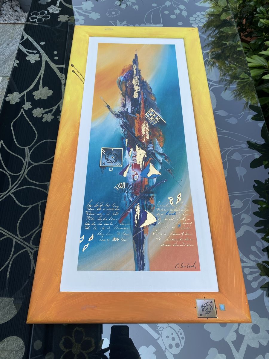 Foto & Immagini: Kunstdruck von C. Schenk, gerahmt – Usato da Wohlen b. Bern venduto da loeckli01