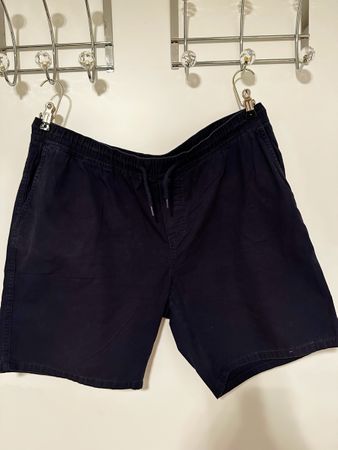 H&M Herren Sommer-Shorts, Dunkelblau, Grösse L