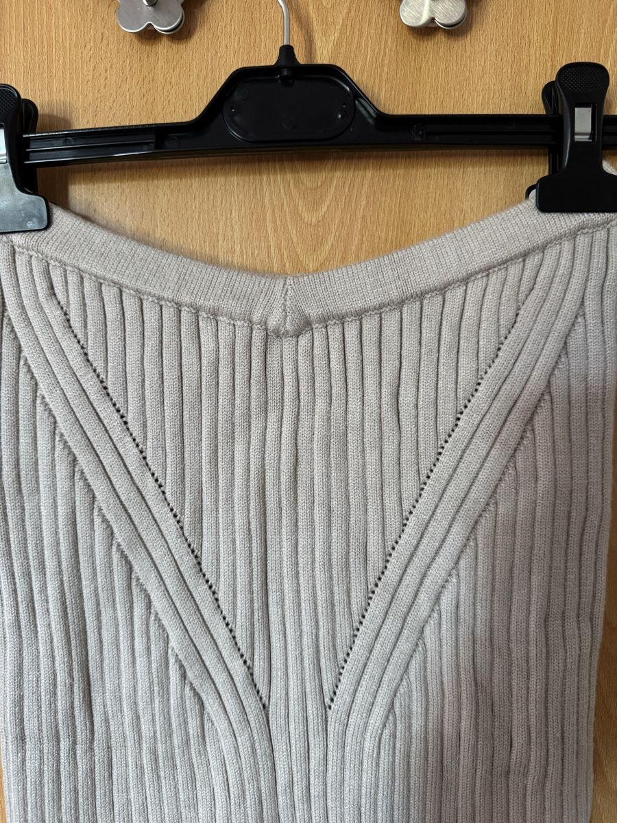 Bershka Gonne: Eleganter Strickrock in Beige – Nuovo (secondo la descrizione) da Ins venduto da maximal_30CHF 1