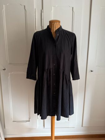 ZARA - Blusenkleid schwarz S