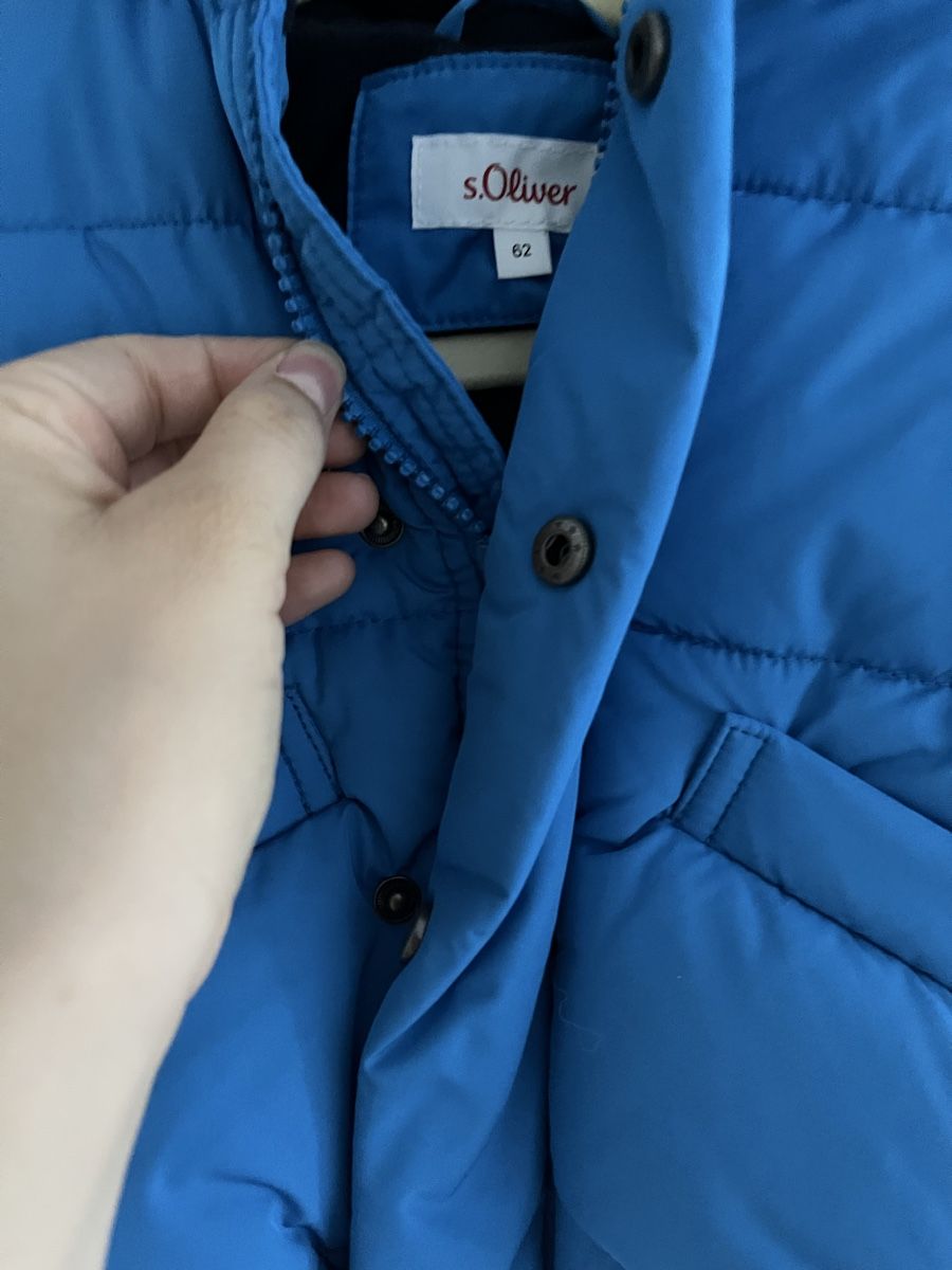 S.Oliver Giacche & Cappotti: Winterjacke s.Oliver Gr. 62, blau – Usato da Zug venduto da Se_wb5d 2