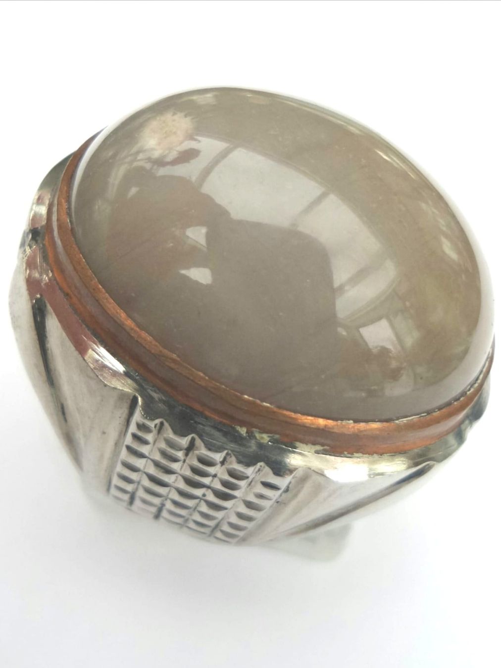Anelli: Grosser Ring mit grauem Stein – Nuovo (secondo la descrizione) da Zürich venduto da Bieter04 7