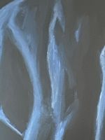 "Nue Bleu" Acryl auf Leinwand