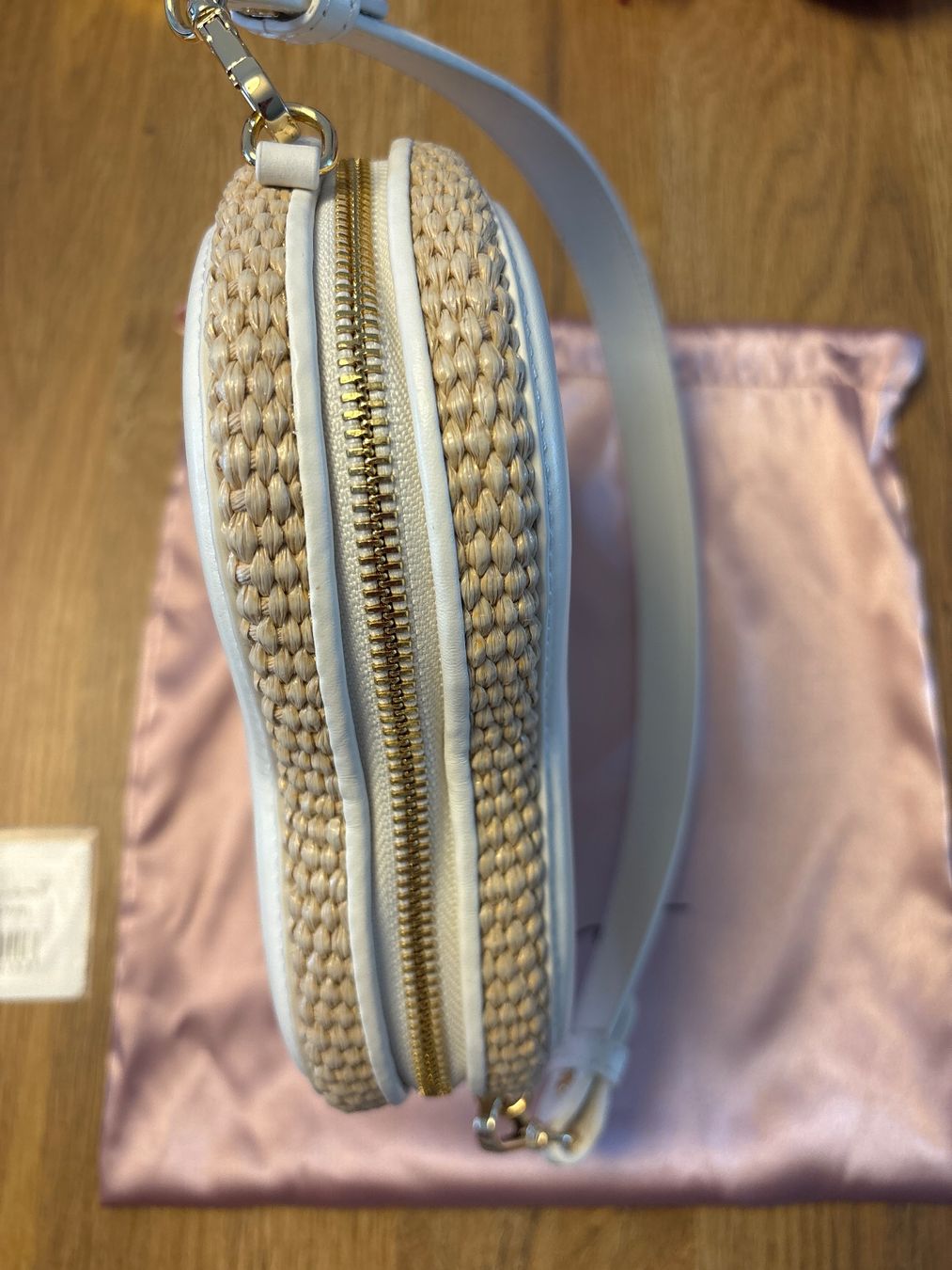 Taschen für Damen: WEAT Big Heart Bag Raffia Ivory - Echtleder – Gebraucht aus Bülach von ter_6jf8 4