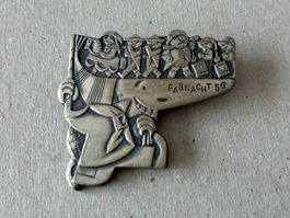 Basler Silber-Fasnachtsplakette 1956