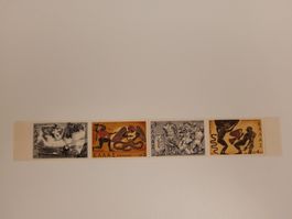 4xBriefmarken Griechenland 1973