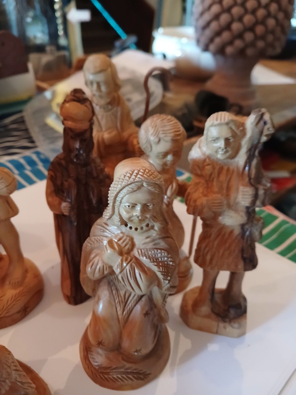 Statuette: Krippenfiguren aus Holz  – Usato da Hagenbuch ZH venduto da bromaer 3