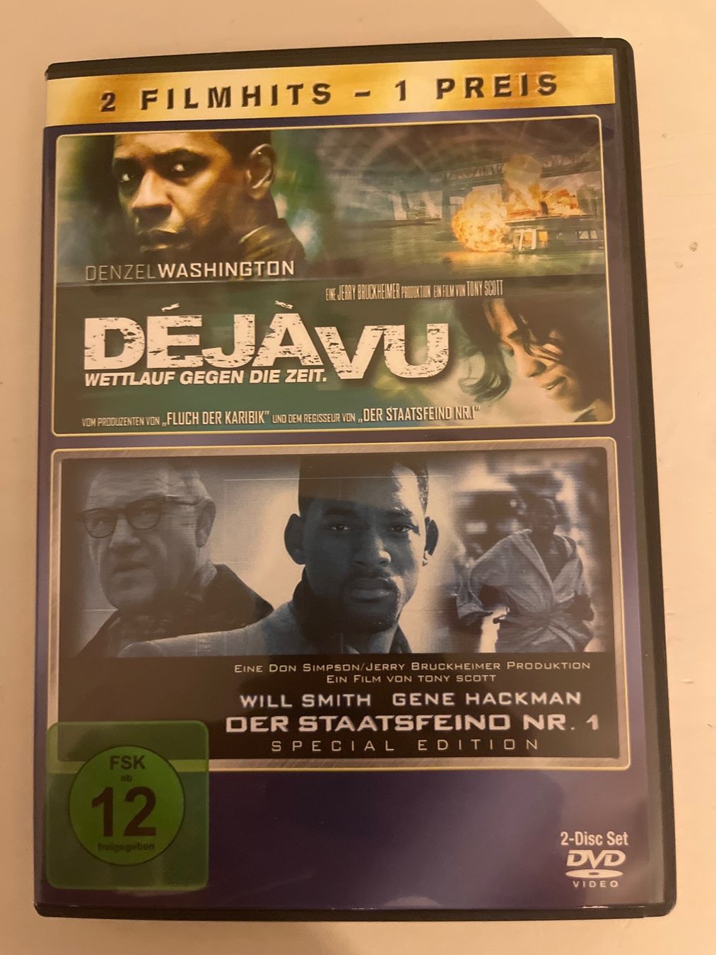 Tutti i DVDs: Der Staatsfeind & Déjà-vu, DVD 📀 – Usato da Sierre venduto da black.box