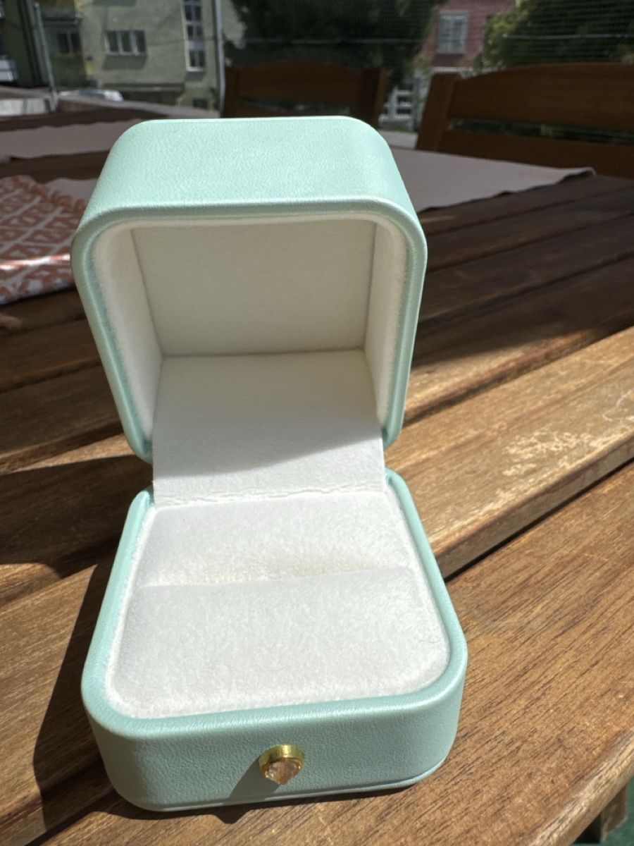 Schmuckkästen: Ringbox mint😍 – Gebraucht aus Zürich von funkelnderstern 1