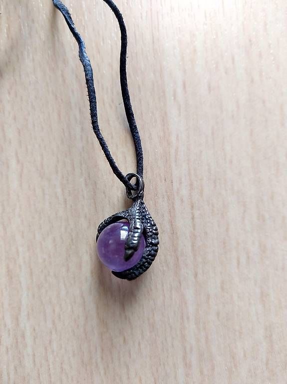 Ketten: Geierkrallen-Kette mit Amethyst – Gebraucht aus Zürich von de.sch 2