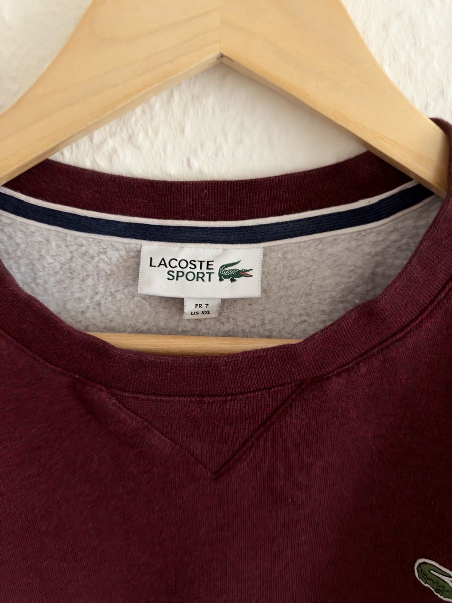 Pulls & Sweat-shirts: Pull Lacoste Sport bordeaux – D'occasion à Onex par robcrey1 1