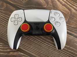 PS5 Controller Grips / Noppen (Rot/Grün)