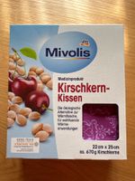 Kirschkernkissen Baumwolle 22 x 25 cm NEU