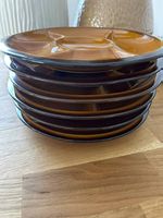 Vintage Fondueteller (6er Set)  Pruszków Polen (70er Jahre)