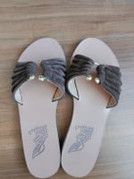 Sandalen Nektaria espresso von acient greek sandals