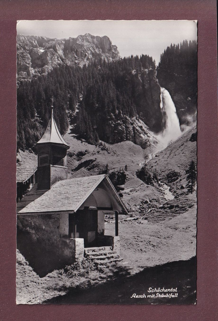 Cartoline postali: SCHÄCHENTAL - Aesch - Stäubifall – Usato da Pully venduto da nicecards