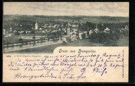 AK Bremgarten, Teilansicht, 1900