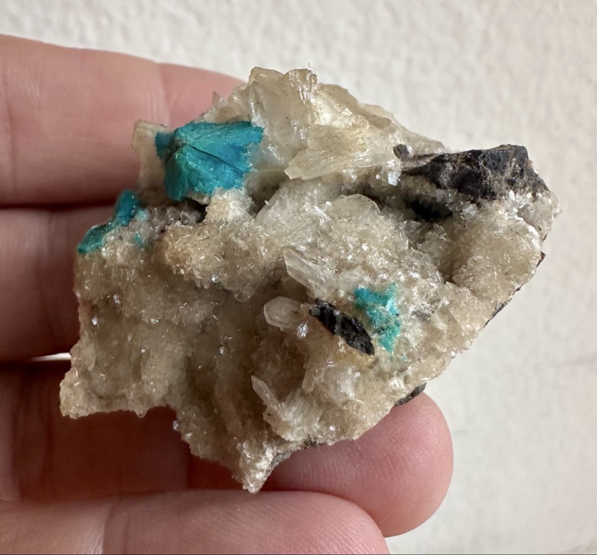 Mineralien & Heilsteine: Cavansit& Stilbit auf Matrix 4x5cm✨Sammlerstück✨ – Gebraucht aus Zürich von c_d_r 1