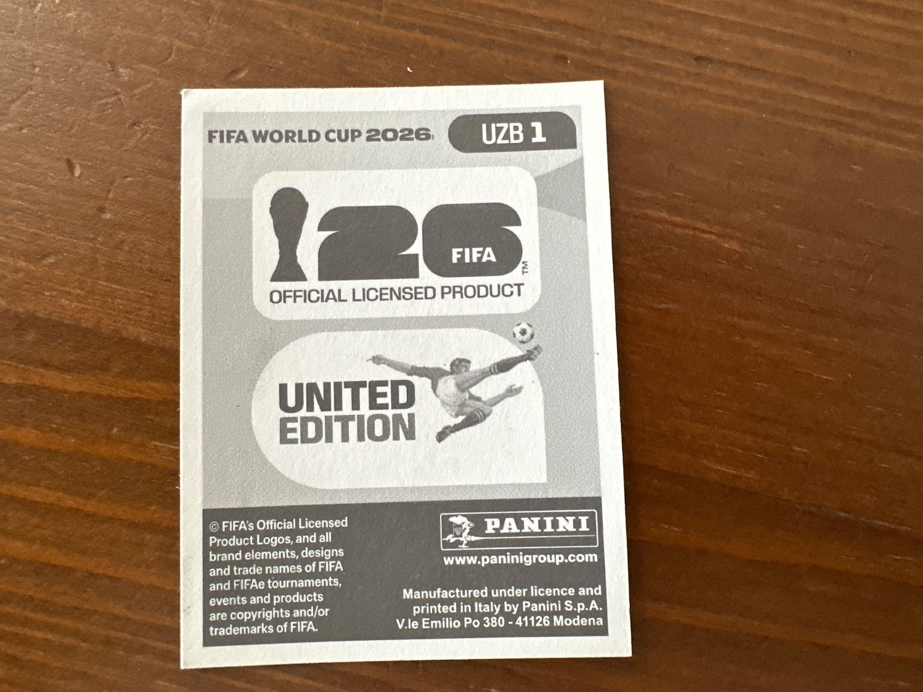 Panini Carte collezionabili: Panini UZB 1 FIFA World Cup 2026 – Nuovo e nell'imballaggio originale da Würenlos venduto da gtvlady_82 1