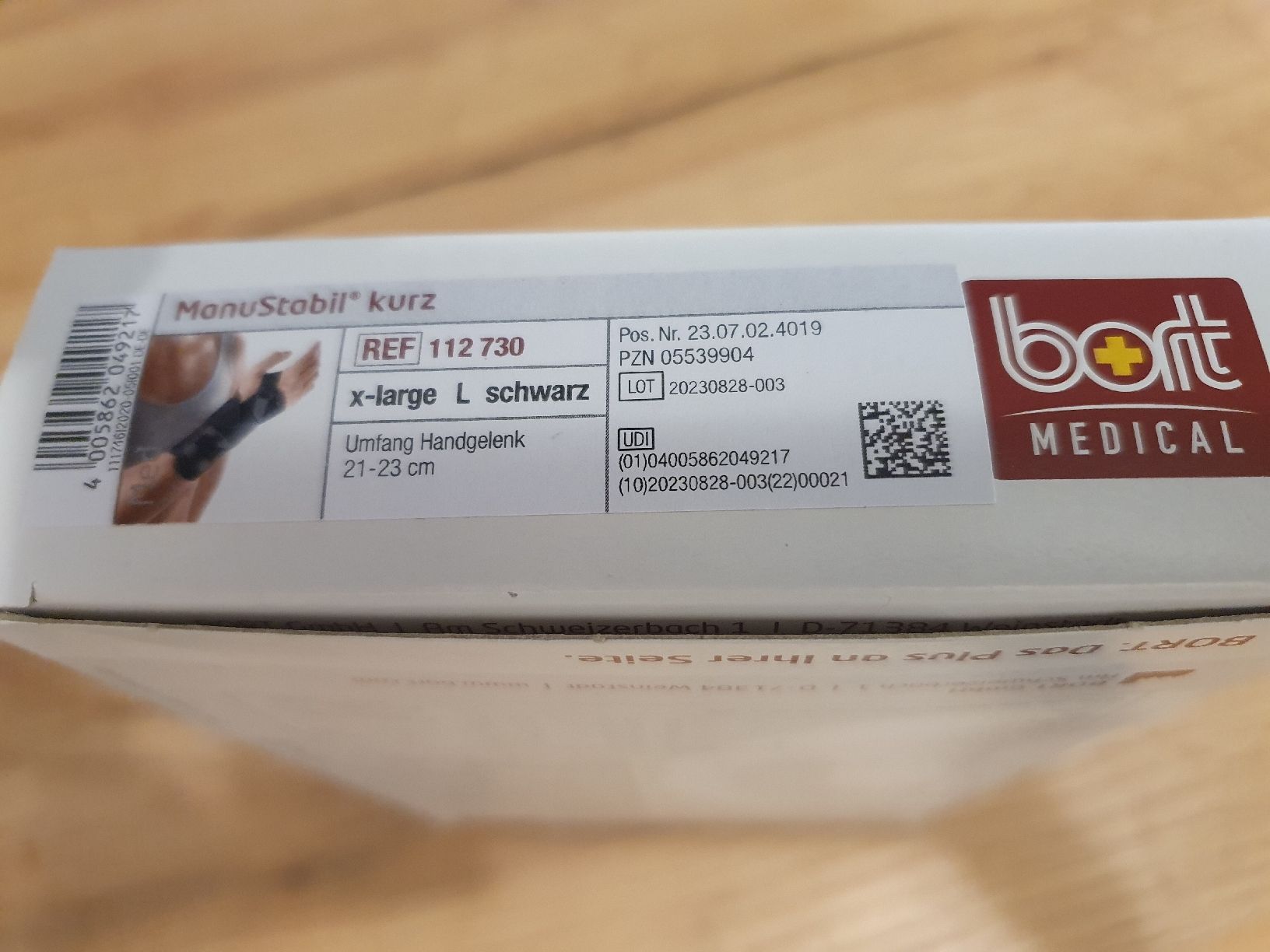 Bort Medizinische Geräte: Handgelenksorthese kurz v. ManuStabil – Neu (gemäss Beschreibung) aus Klingnau von Fee1960 1