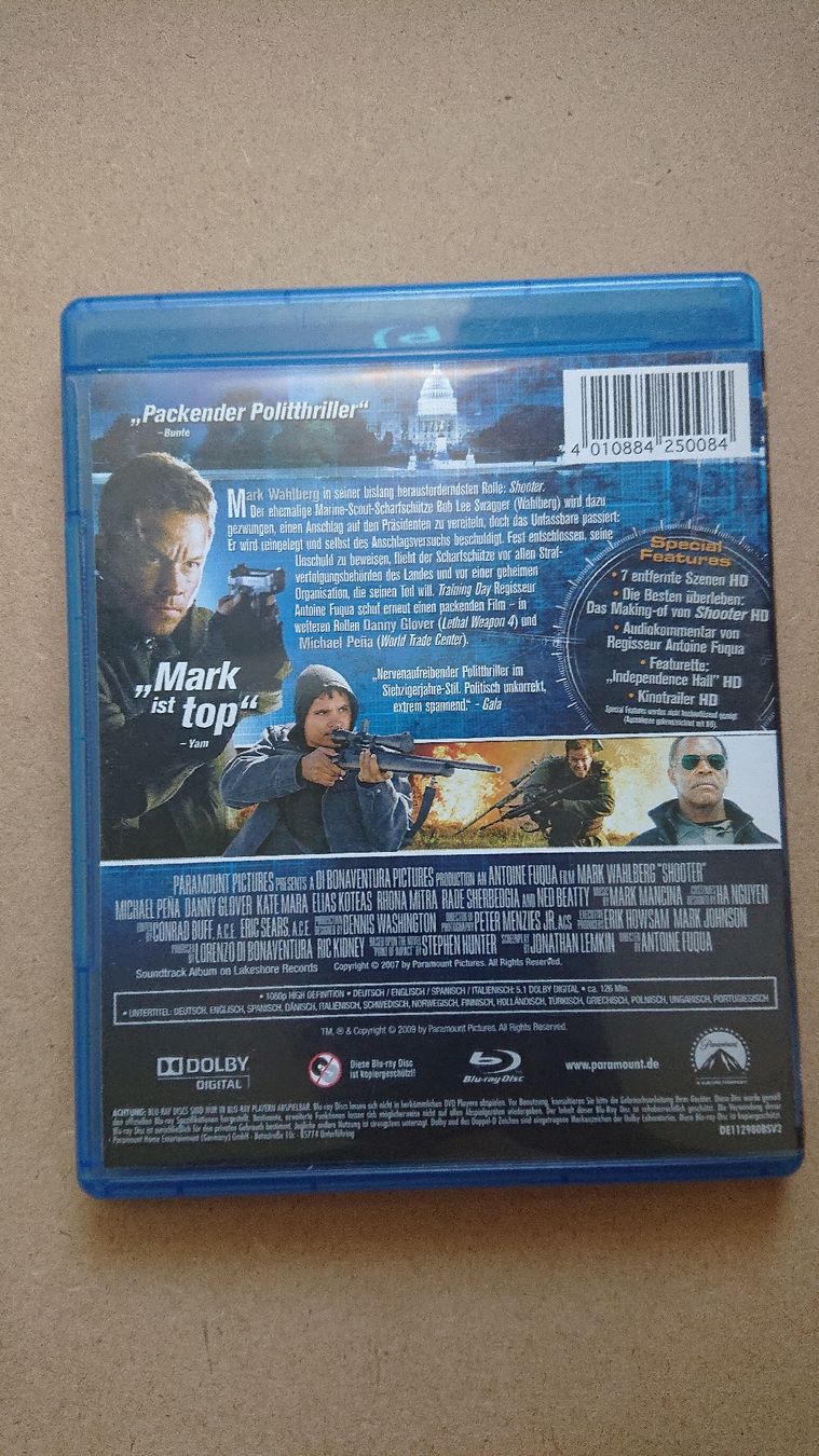 Tous les DVDs: Shooter Blu-ray  – D'occasion à Chur par FreakofRarity 1