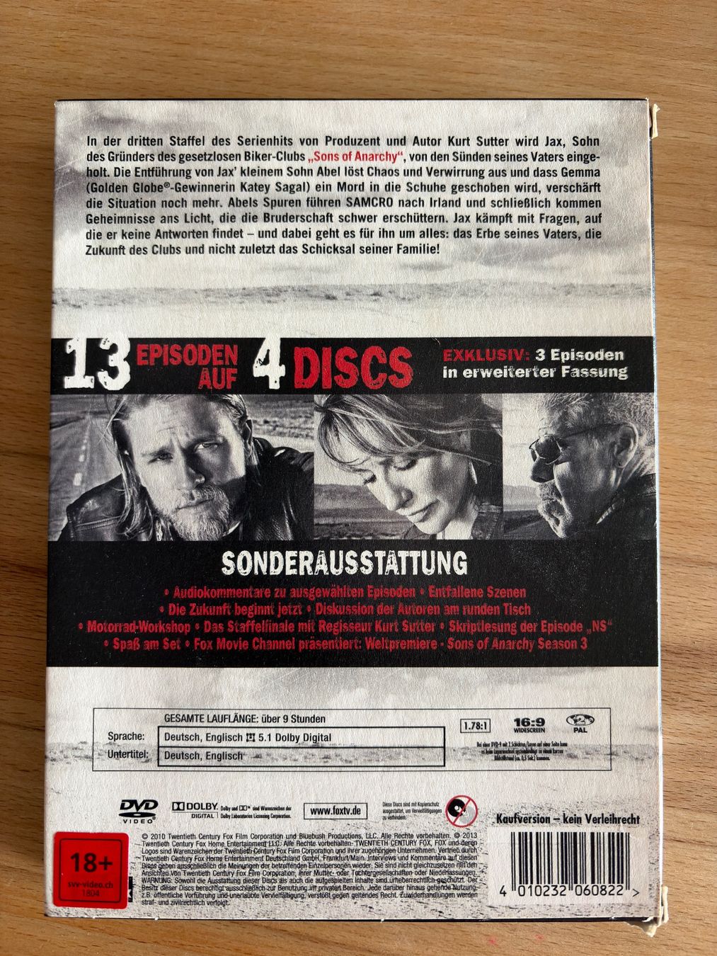 Tutti i DVDs: Sons of Anarchy Staffel 3 – Usato da Hombrechtikon venduto da Dokmasa 1