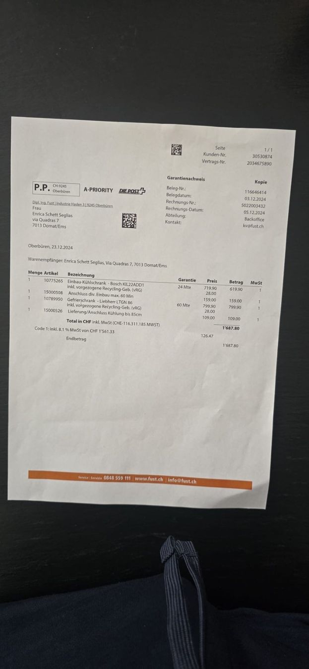 Liebherr Congélateurs: Gefrierschrank Liebherr LTGN86 – Neuf (Voir description) à Domat/Ems par edmund61 1