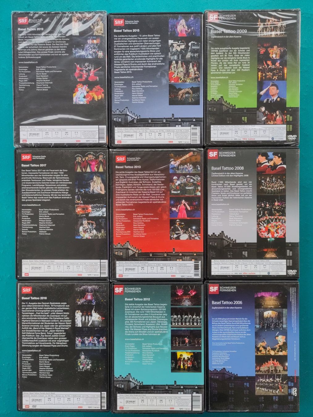 Tutti i DVDs: Basel Tattoo Konvolut – Usato da Balsthal venduto da oli74 1