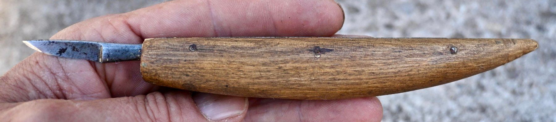 Alle Werkzeuge: antikes Schuster- oder Sattlermesser? Länge 17cm zuschneide – Gebraucht aus Pfaffhausen von mono_rec