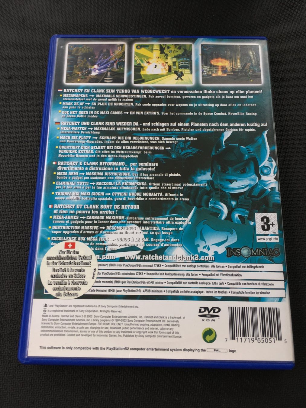 Sony Giochi: Ratchet & Clank 2 - PS2 Playstation 2 – Usato da St.Gallen venduto da sjosjo 1