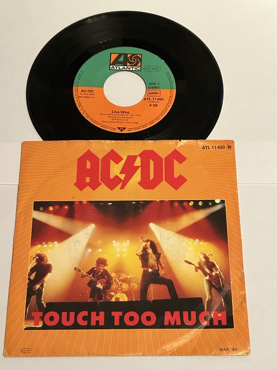 Dischi in vinile: AC/DC. 1980. Touch Too Much / Live Wire – Usato da Faulensee venduto da Mizuno06