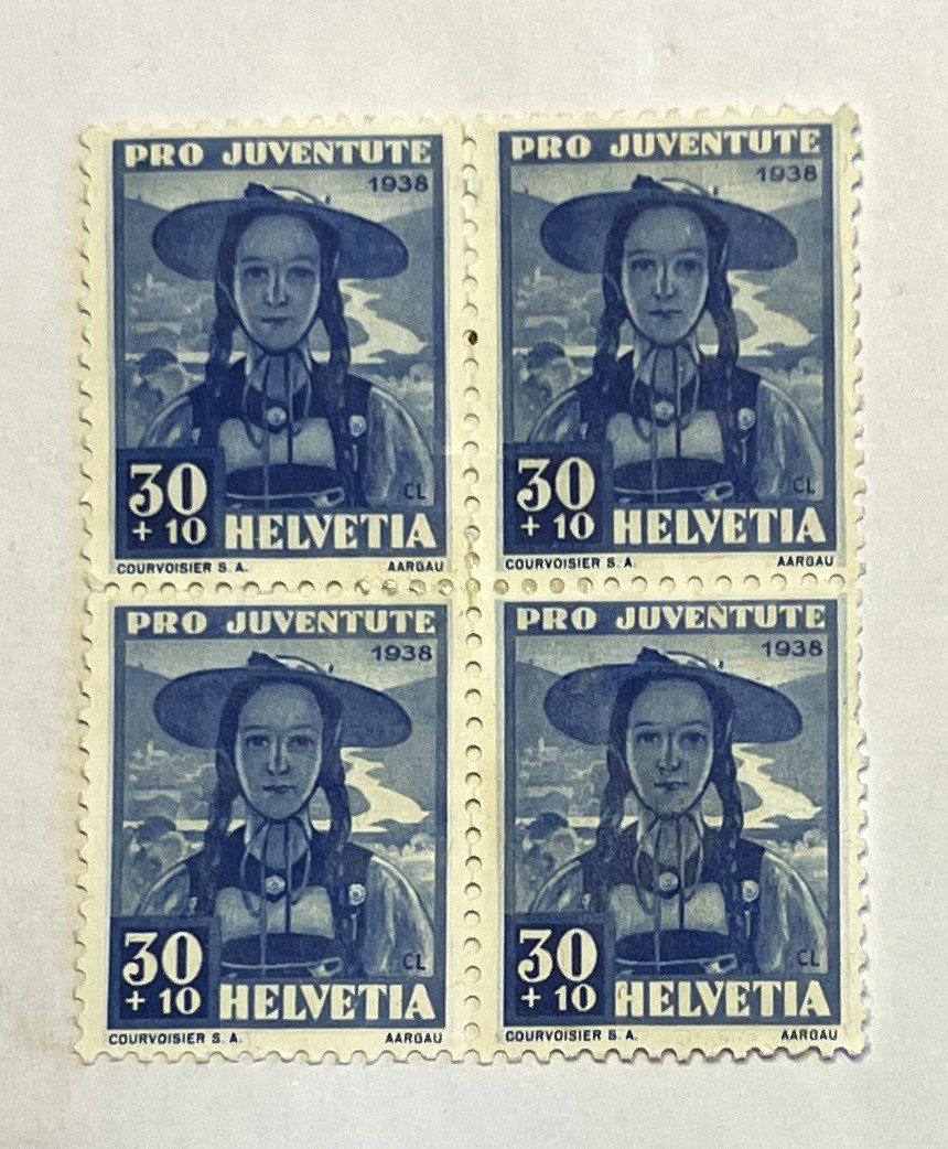 Tutti i francobolli: Pro Juventute 1938 - 4er Blocks – Nuovo (secondo la descrizione) da Oftringen venduto da vuc_frq6