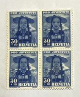 Pro Juventute 1938 - 4er Blocks