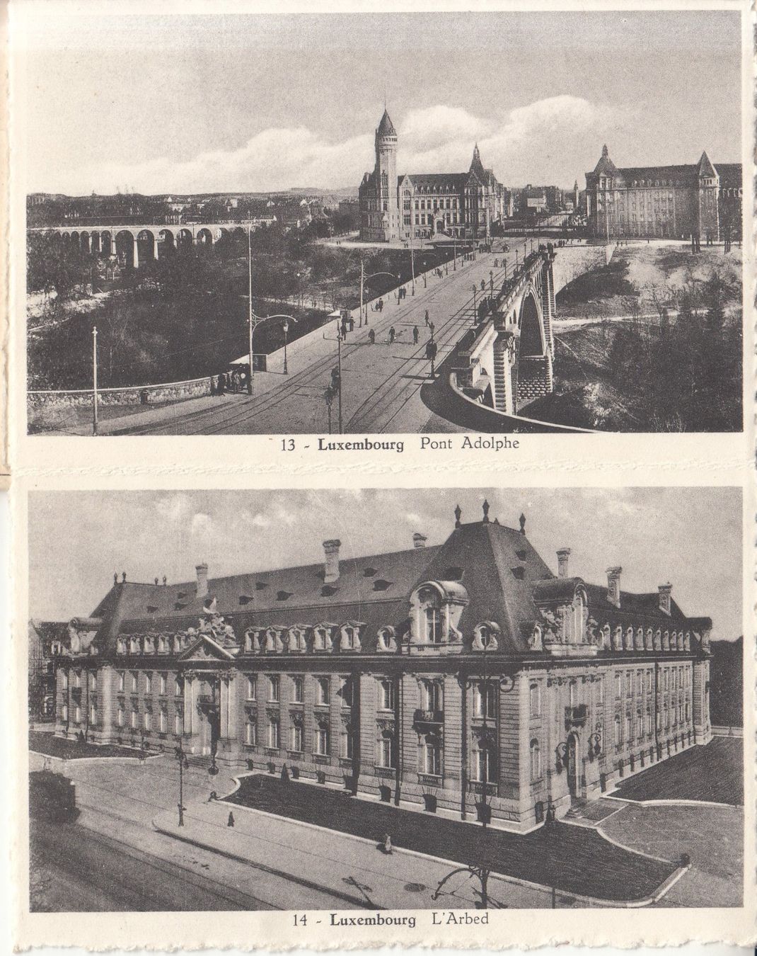 Cartoline postali: Luxemburg 4 Karten ca. 1940 – Usato da Bürglen TG venduto da StampGraf 2