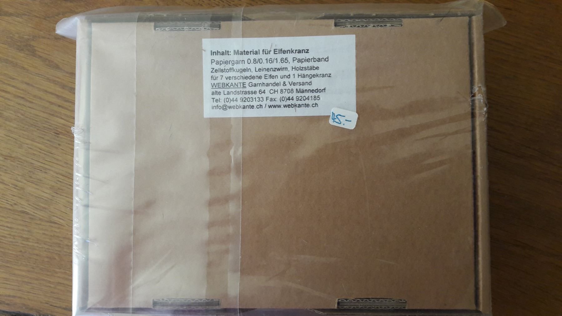 Papiere: Papiergarn-Set für einen Elfenkranz – Neu und originalverpackt aus Rotkreuz von Basana2 1