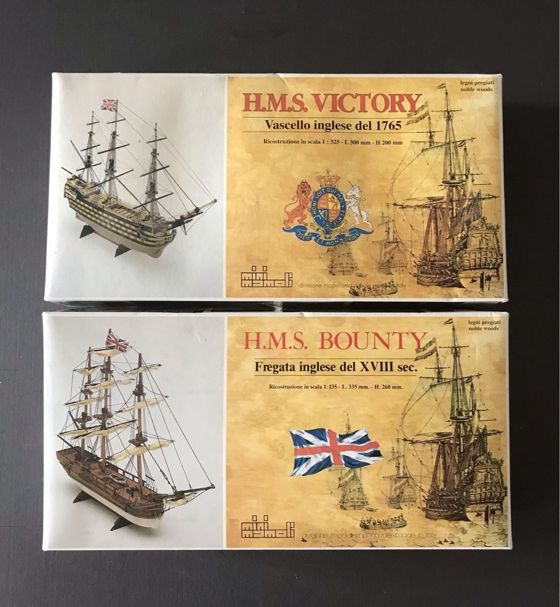 Kit di modellismo & Modellini statici: Maquettes de navires HMS Victory et Bounty – Usato da Penthaz venduto da Petrus45 2