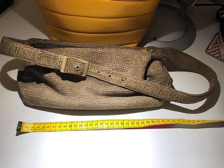 Borbonese vintage originale  pelle scamosciata morbida