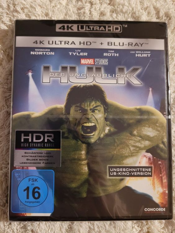 Der unglaubliche Hulk 4K + Bluray Kaufen auf Ricardo