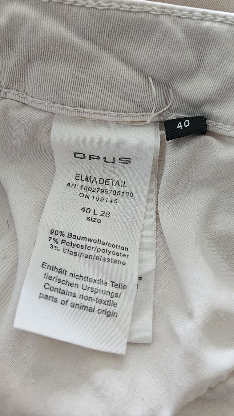 Opus Jeans: OPUS Elma Damenhose ,Beige Grösse 40 – Usato da Ettingen venduto da samiba 4