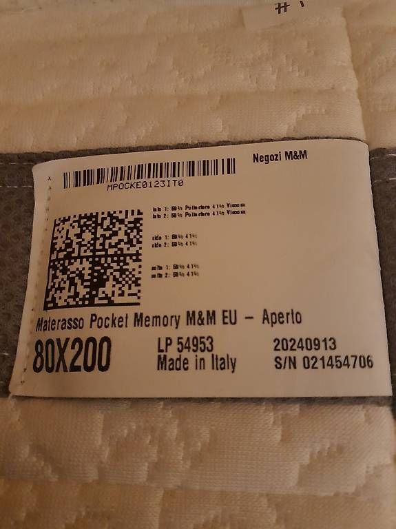 Materassi: Materasso a molle con Memory foam – Usato da Carona venduto da kyr_jx88 2