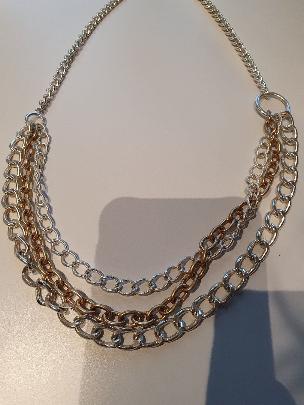 Catenine: Gliederkette silber, gold, Modeschmuck – Usato da Heinrichswil venduto da sabi2809 1